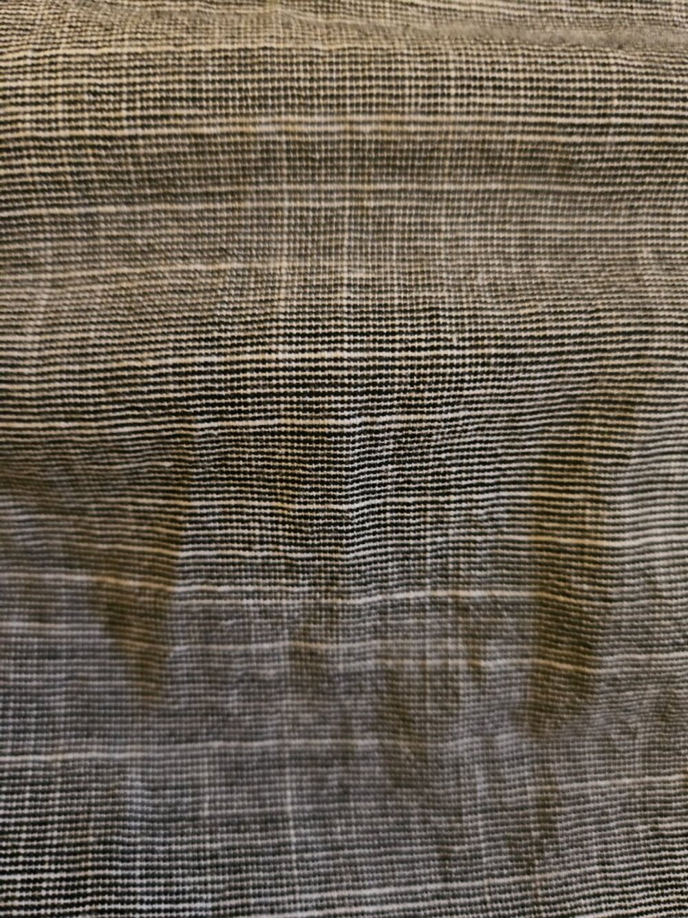 Men's American Eagle Gray and white woven short sleeve button down shirt - Med - Picture 5 of 5